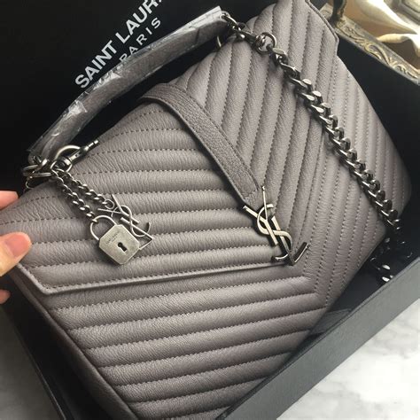 ysl college bag sale|YSL college bag large grey.